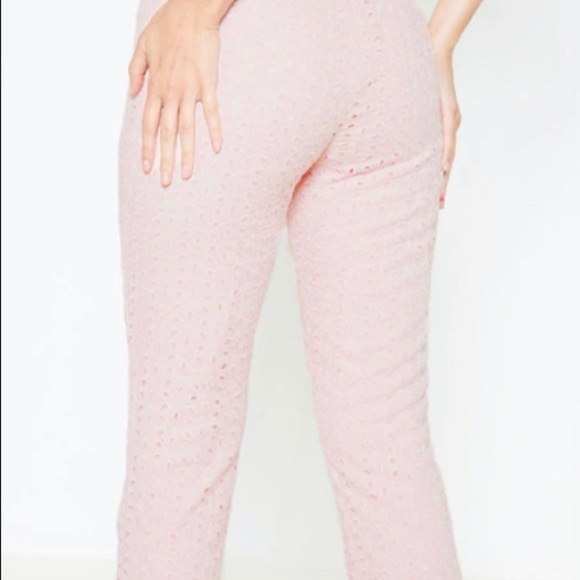 PRETTYLITTLETHING Pink Sleeveless Wide Leg Sz 4 - Picture 3 of 6